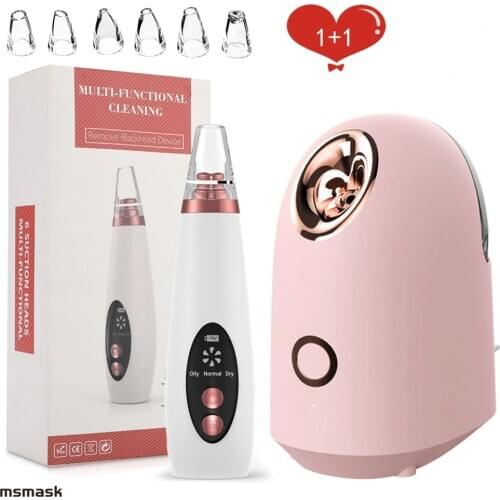 Nano Hot Facial Steamer SPA Face Spray Deep Pore Cleaning Humidifier Skin Beauty+ Blackhead Remover Acne Pimple Removal Cleaner