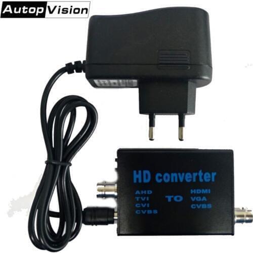 5pcs/lot AHD41 high definition video signal convertor AHD/TVI/CVI/CVBS signal to HDMI/VGA/CVBS signal convertor