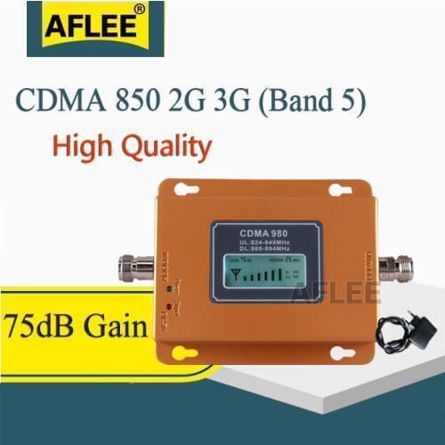 75dB CDMA 3g Repeater 850 MHz 2G 3G 850mhz UMTS GSM CDMA Mobile Phone Signal Repeater Booster Cell Phone Signal CDMA Amplifier