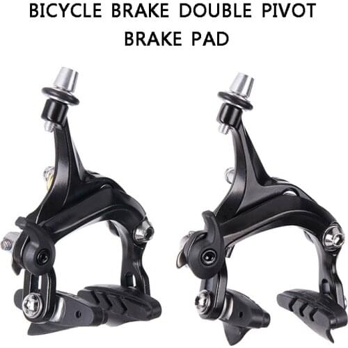 Bicycle Brake Racing Road Bike Dual Pivot Brake Aluminum Side Pull Caliper Front Rear jlrr