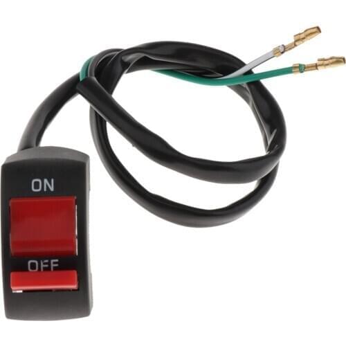 Waterproof Motorcycle Headlight Electric Switch Motor Fog Lamp Turn Signal Light