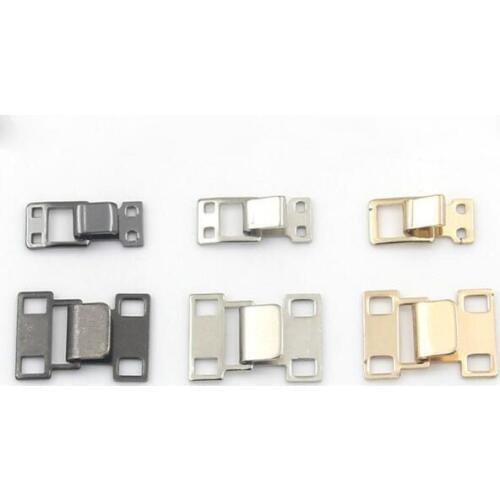 10pcs/lot 20mm/22mm Good quality hook and eye for craft collar hook Metal buttons sewing accessory