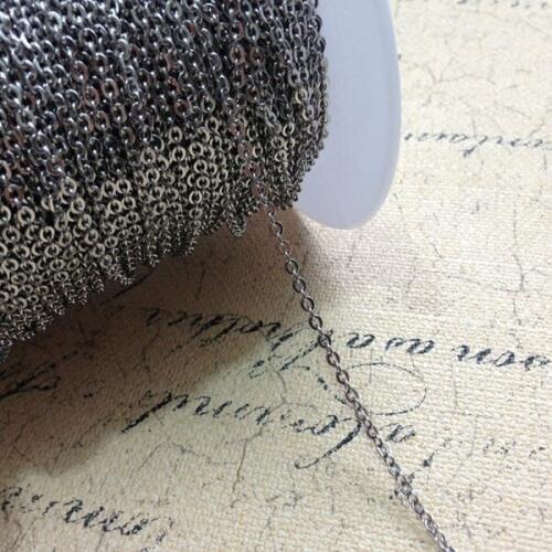 2MM/w 15m/pack Stainless Steel Jewelry Link chains Jewelry Findings & Accessories