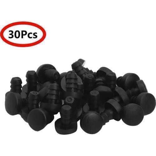 30Pc Rubber Drawer Cabinet Stem Bumpers Anti Collision Door Knobs Pads Embedded Stoppers Durable Glass Table Top Protect Spacers
