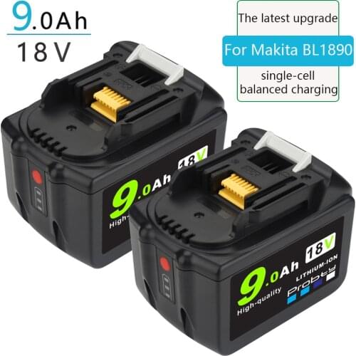 18V 9.0Ah Battery for Makita tool BL1830 BL1860 BL1840 BL1850 BL1860 18 v 18Volt 9000mAh Lithium-Ion Replacement