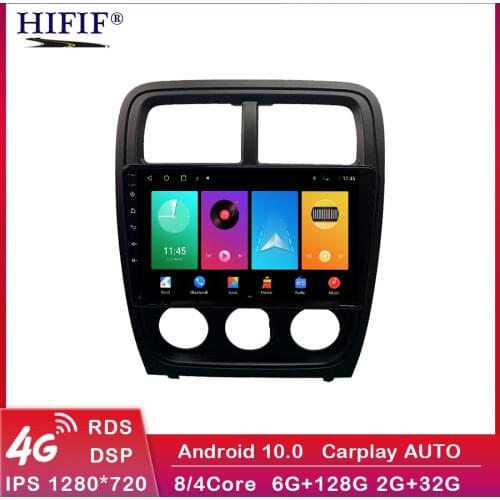 Carplay DSP 9 Inch 2 Din Android Car Radio For Dodge Caliber 2009-2012 WIFI GPS Navigation FM BT Head Unit Car Multimedia Player