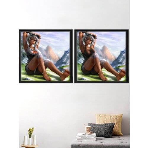 Bea Kawaii Sexy Nude Pokemon Anime Cartoon Art-Poster Decoration Wall Living-Bedroom Canvas Custom Prints Picture Decor Home