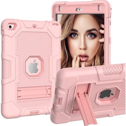 Armor Heavy Duty Case For Apple iPad Mini5 2019 (A2133 A2124 A2126 A2125 ) Mini4 A1538 Cover Kids Tablet Case + Film Pen