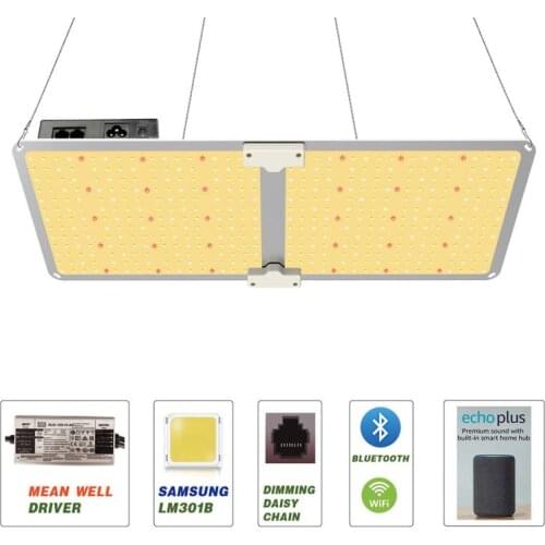 Efficient LED Grow Light 5000K 2000W Full Spectrum Phyto Lamp for Indoor Plants Veg Flower Greenhouse Growing Lamps HWC