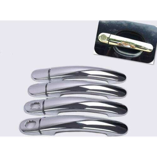 FUNDUOO For VW Passat B5 B5.5 1998 - 2005 VW Polo 2003 - 2009 New ABS Chrome Door Handle Covers trim 2 keyholes
