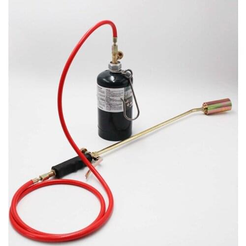 Gas Welding Torch + Extension Hose + Hook for Weeding in The Garden
