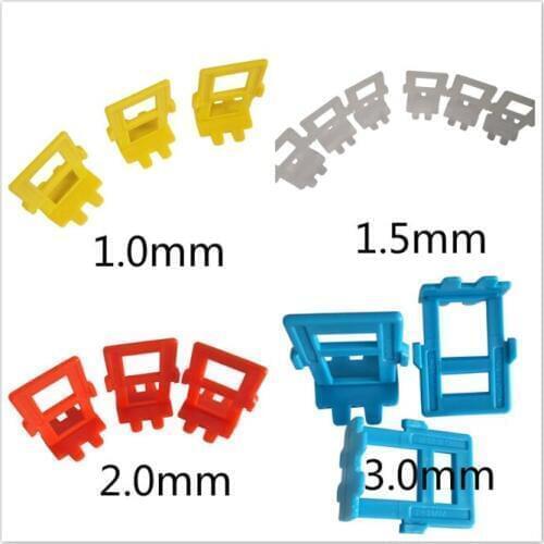 50pcs 3.0mm clips for ceramic tile leveling system 50pcs wedges