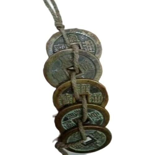 Collection chinese 5 emperors in Qing Dynasty bronze Coin