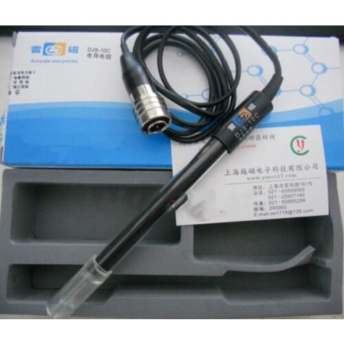 Leici djs-10c conductivity electrode (platinum black three core aviation plug) -- conductivity measuring electrode