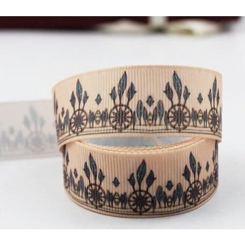 Dreamcatcher printed grosgrain ribbon 75/38/25/22/16 10/25/50 yards wedding decorative ribbons DIY craft webbing