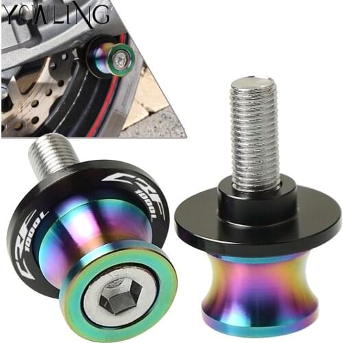 M8 Swingarm Stand Screws CNC Motorcycle Swing Arm Spools Sliders bobbins FOR HONDA CRF1000L AFRICA TWIN 2015 2016 2017 2018 2019