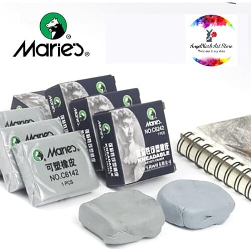 Maries Painting Plasticity Rubber Soft Eraser Wipe highlight Kneaded Rubber For Art Drawing Design Sketch Plasticine Stationery