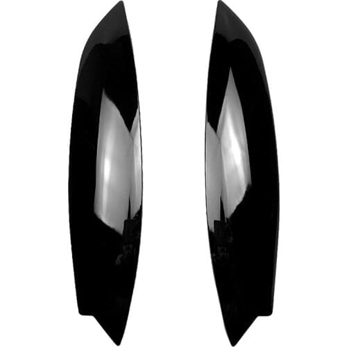 Headlights Eyebrows Eyelids Cover Eyelash Head Light Lamp Stickers for Golf 5 R32 MK5 2005 2006 2007