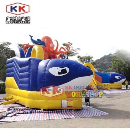 Underwater Seaworld Octopus outdoor giants inflatable Water Park/ aqua park for kids and adults