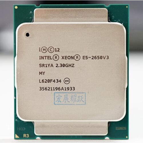 Intel Xeon Processor E5 2650 V3 CPU 2.3G Serve LGA 2011-3 E5-2650 V3 2650V3 PC Desktop processor CPU For X99 motherboard