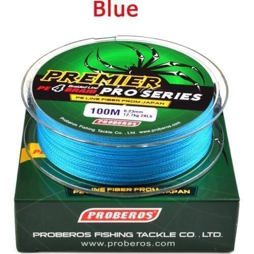 4 Strands 100M Super Strong Braided Wire Fishing Line 6-100LB 0.4-10.0 PE Material Multifilament Carp Fishing For Fish Rope Cord