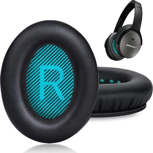 Replacement Ear Pads for Bose QC15 QC25 Memory Foam Also Fits QuietComfort 2/QC35/QC35 II/Ae2 / Ae2i / Ae2w / SoundLink 1&2/Soun