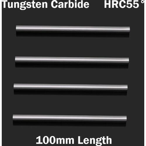 4.5mm 5mm OD 100mm Length HRC55 Tungsten Solid Carbide Jobber Drill Bit Boring Round CNC Cutting Turning Lathe Tool Bar Rod