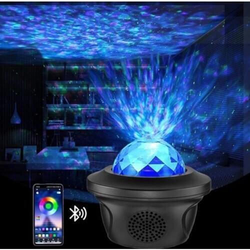 LED Star Projector Night Light WIFI Version Light Projection Laser Light Starry Sky Flame Bluetooth Music Atmosphere Night Light