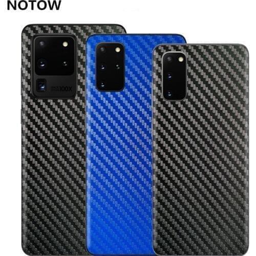 NOTOW Fashion 3D Carbon Fiber Back Paste Protective Film Sticker For Samsung Galaxy S20/S20plus/s20Ultra/A70/A50/S10/S10+/s10E