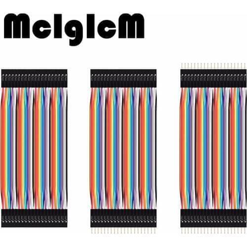 120pcs Dupont jumper wire cable 10cm male to male,female to female,male to female Dupont jump wire line 2.54mm breadboard