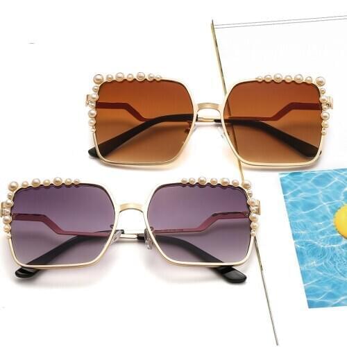 2020 Fashion Luxury Metal Square Diamond Sun Glasses Sunglasses For Women