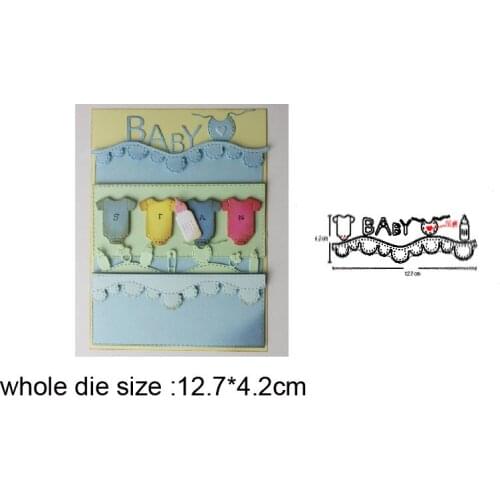 2020 New Metal dies Baby Supplies Cutting Dies for DIY Scrapbooking Dies Album Paper Card Making Embossing Decorative Craft Dies