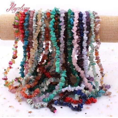 4-7mm Natural Lapis Kyanite Opal Quartz Freeform Chip Stone Beads For Christmas Gift DIY Necklace Bracelet Jewelry Making 16"