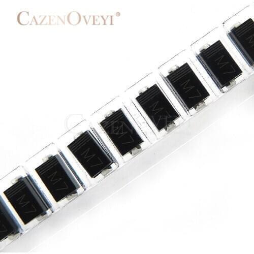 50pcs/lot SMA Rectifier diode 1N4001 M1 1N4004 M4 1N4007 M7 FR107 RS1M FR207 RS2M HER108 US1M SF18 ES1J SF14 ES1D DO-214AC