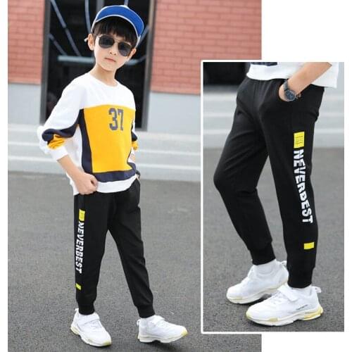 Childrens Pants Spring Boy Casual Sweatpants Kids Clothes Girl Fashion Sports Trousers Bottoms