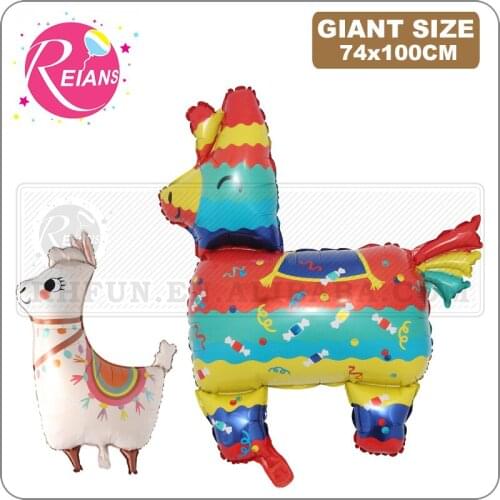 Foil Balloons cute cartoon animal balloon decoration Birthday Wedding favors and gifts Alpaca sheep balloons helium air balls