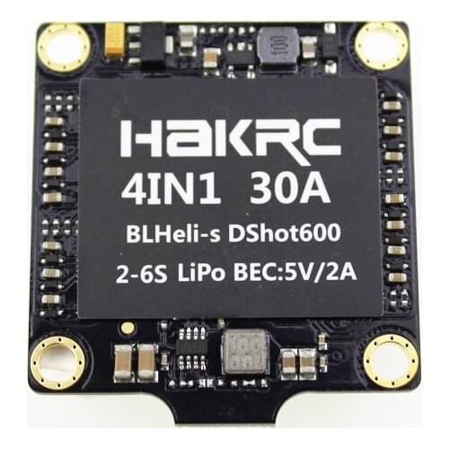 HAKRC 15A 20A 30A 40A 50A 4In1 50A 3-6S BLHeli_32 5V 3A BEC Dshot1200 Mini Size ESC for DIY Quadcopter FPV Racing Drone