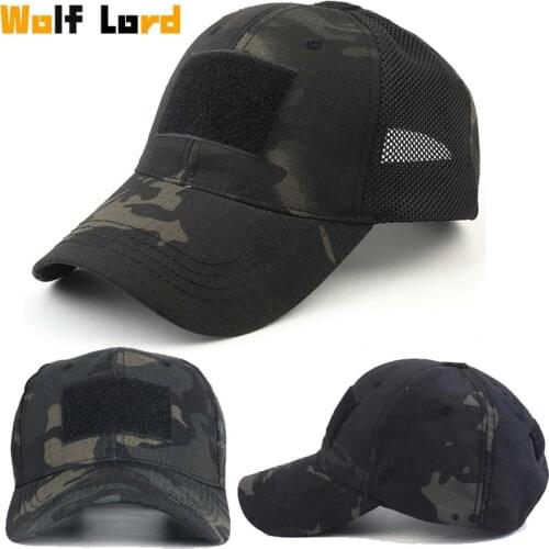 Camouflage Tactical Military Hat Mens Army Airsoft Sunprotect Cap Outdoor Sports Fishing Hunting Hiking Cycling Baseball Caps