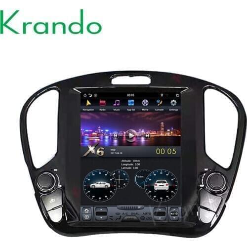 Krando Android 8.1 12.1" Tesla Vertical screen car radio for Infiniti ESQ Nissan Juke 2011-2018 gps navigation multimedia system