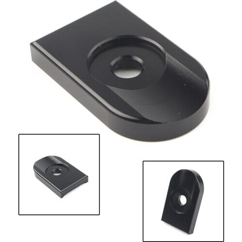 Motorcycle Rear Seat Bolt Tab Knob Cover Spacer Pad Universal For Harley Davidson Black