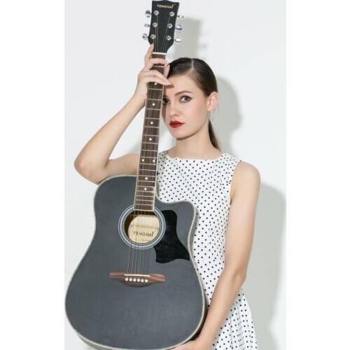 HOT 40-inch Genuine Folk Guitar Concert Acoustic Guitar Beginner Introduction To Practice Spruce Guitar Gift guitarra AGT229