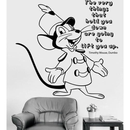 Cartoon Wall Decal Life Quote Kid Bedroom Nursery Interior Decor Window Vinyl Sticker Lettering Art Wallpaper Q388