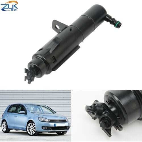 ZUK Headlight Cleaning Washer Nozzle Assy For Volkswagen Glof MK6 2008 2009 2010 2011 2012 2013 Spray Jet Actuator