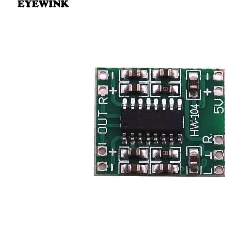 100pcs PAM8403 Module Digital Power Amplifier Board Miniature Class D Power Amplifier Board 2 * 3W USB Power Supply