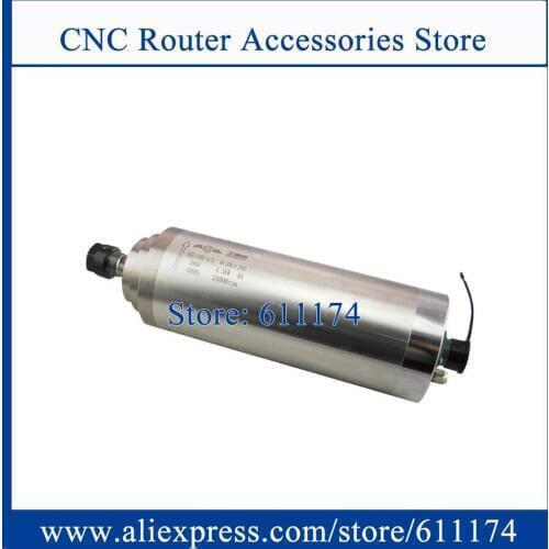 Water cooled 4.5Kw AC380V spindle motor ER20 wood working Spindle Motor24000RPM D100mm