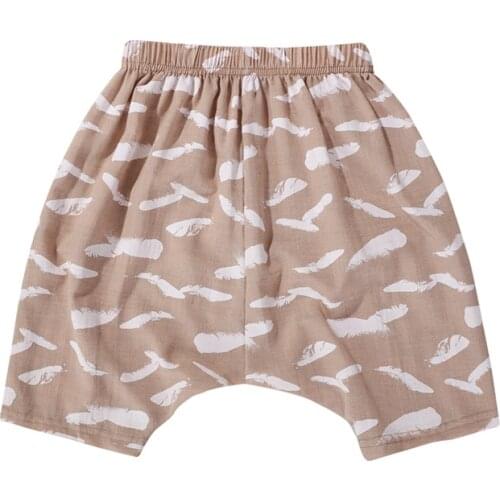 Toddler Shorts Summer Short Pants For Boys Girls Cotton Ciothing Kids Children Beach Shorts Clothes Baby Casual Printing Pants