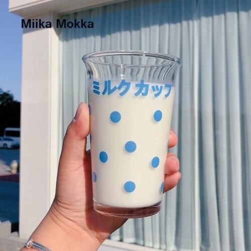 Glass Cup Coffee Mug High Quality Thicken Glass Mug Milk Coffee Tea Cup Cute Water Bottle