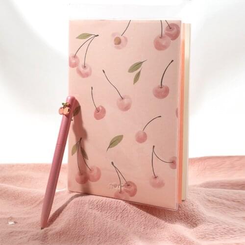 Never Cherry Notebook Diary Schedule 2021 Yearly Monthly Weekly Plan Planner Gift Box Girly Korean Stationery Office Supplies
