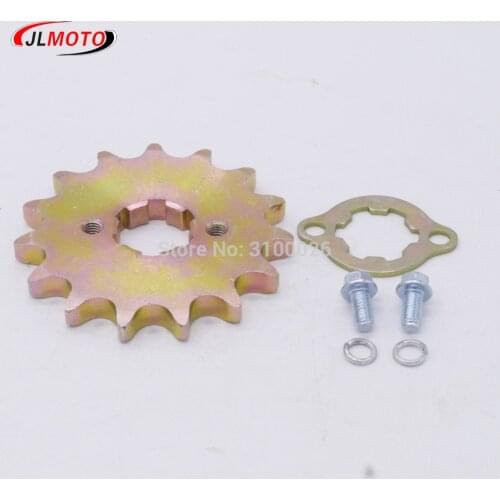 15T Sprocket Fit for GY6 CVT 150CC 200CC Engine 530# Chain Drive China ATV UTV Go Kart Buggy Quad Bike Scooter Motorcycle Parts