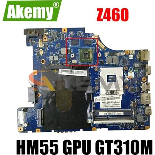 Akemy NIWE1 LA-5751P For Lenovo Z460 G460 Laptop Motherboard PGA989 HM55 GPU GT310M DDR3 Free CPU 100% Test Work Free Shipping